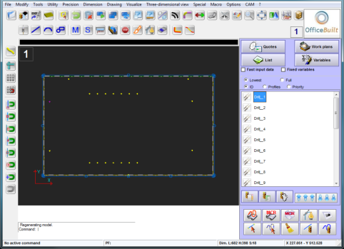 Single part screen